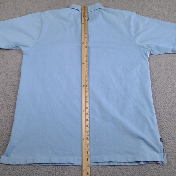 Vintage Def Jam University Polo Shirt Mens Large Blue Rap‎ Hip Hop Short Sleeve - Picture 16 of 16